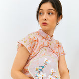 Blushing Pink Cheongsam Dress