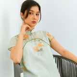 Garden Breeze Cheongsam Dress