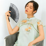 Garden Breeze Cheongsam Dress