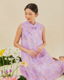 Lilac Charming Cheongsam Dress