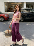 Oona 2-Piece Printed Top Cheongsam Set