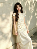 Nita 2-Piece Floral Print Cheongsam Set