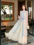 Emmanuelle 2-Piece Embroidered Cheongsam Set