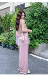 Zinnia 2-Piece Mesh Vest and Pants Set Cheongsam