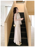 Larissa 2-Piece Embroidered Mesh Cheongsam Set