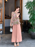 Atelier 2-Piece Print Cheongsam Set