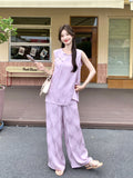 Mila 2-Piece Pastel Lace Cheongsam Set