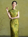 Celeste Ornamental Plus Size Daily Wear Stunning Cheongsam Qipao Dress