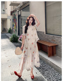 Kiara 2-Piece Floral Print Cheongsam Set