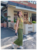Helena 2-Piece Black Print Mandarin Collar Cheongsam Set
