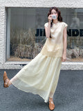 Ballad 2-Piece Embroidered Top Cheongsam Set