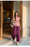 Oona 2-Piece Printed Top Cheongsam Set