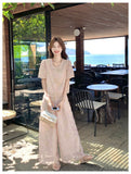 Gina 2-Piece Lace Embroidered Cheongsam Set