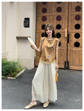 Rina 2-Piece Lace Cheongsam Top Set