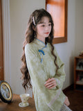 Georgiana Black Floral Embroidered Cheongsam Vest