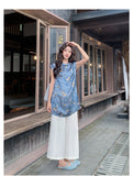 Sabrina 2-Piece Sleeveless Top Set Cheongsam