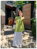 Anya 2-Piece Tassel Cheongsam Top Set
