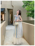 Emmanuelle 2-Piece Embroidered Cheongsam Set
