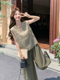 Capella 2-Piece Embroidered Top and Pants Set Cheongsam