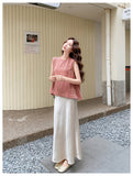 Galaxy 2-Piece Textured Sleeveless Top Set Cheongsam