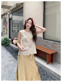 Castle 2-Piece Embroidered Vest Set Cheongsam