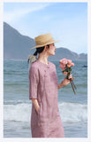 Lara Embroidered Cheongsam Qipao Dress