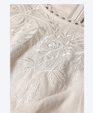 Velvet Impeccable A Line Elegant Embroidered Cheongsam Qipao Dress