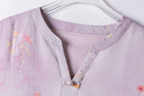 Zorina Pristine Floral V Neck Cheongsam Qipao Dress