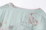Bryony Luxe Lotus Koi Embroidered Cheongsam Qipao Dress