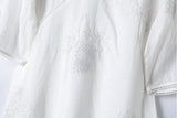 Cashmere Gregarious V Neck Embroidered Cheongsam Qipao Dress
