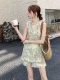 Bellatrix 2-Piece Print Top Set Cheongsam