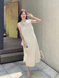Serenade 2-Piece Lace Cheongsam Set