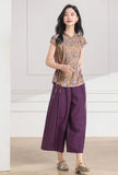 Presto 2-Piece Floral Print Cheongsam Top