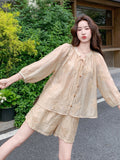 Elowen 2-Piece Vintage Embroidered Set Cheongsam