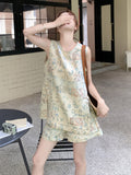 Bellatrix 2-Piece Print Top Set Cheongsam