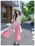 Mara 2-Piece Ink Wash Cheongsam Set