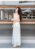 Dawn 2-Piece Embroidered Top and Pants Set Cheongsam