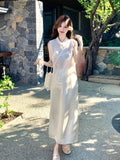 Rayna 2-Piece Lace Jacquard Satin Cheongsam Set