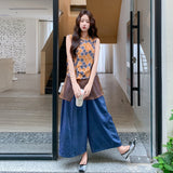 Henriette 2-Piece Jacquard Cheongsam Set