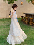 Emmanuelle 2-Piece Embroidered Cheongsam Set