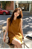 Tranquil 2-Piece Asymmetrical Ruffle Cheongsam Set