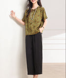 Shimmer 2-Piece Light Green Floral Cheongsam Set