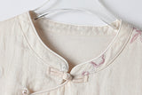 Ava Elevated Embroidered Frog Buttons Elegant Cheongsam Qipao Dress