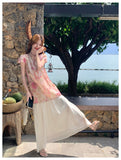 Chateau 2-Piece Pink Mandarin-Collar Cheongsam Top