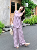Mila 2-Piece Pastel Lace Cheongsam Set