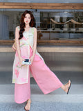 Mara 2-Piece Ink Wash Cheongsam Set