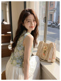 Winifred 2-Piece Floral Mesh Cheongsam Set