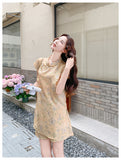 Nadine 2-Piece Floral Print Cheongsam Set