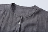 Taya Deep Space Gray Lace Cheongsam Dress