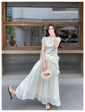 Acme 2-Piece Mandarin Collar Cheongsam Set